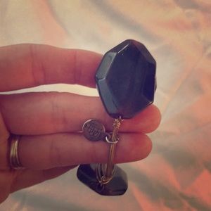 Bourbon and bow ties pink/black bracelet